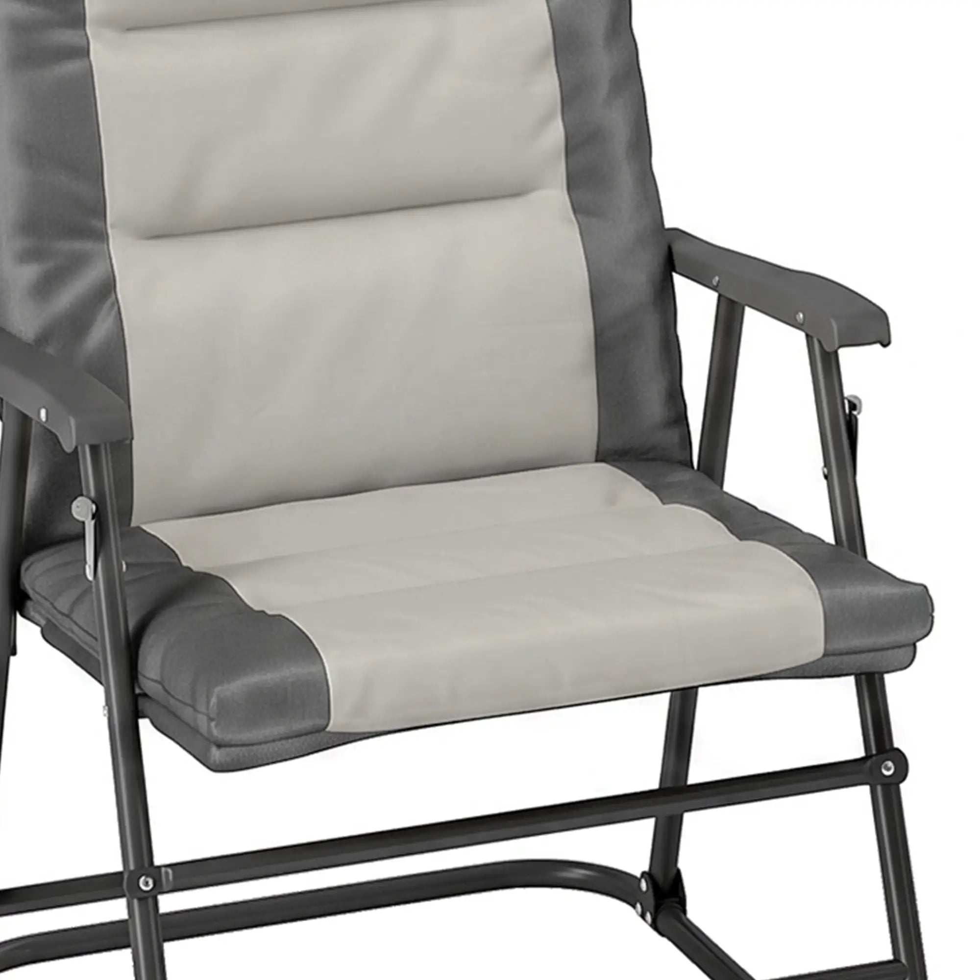 3-Piece Foldable Rocking Chair Set, Light Grey Outdoor Rocking Chairs at Gallery Canada