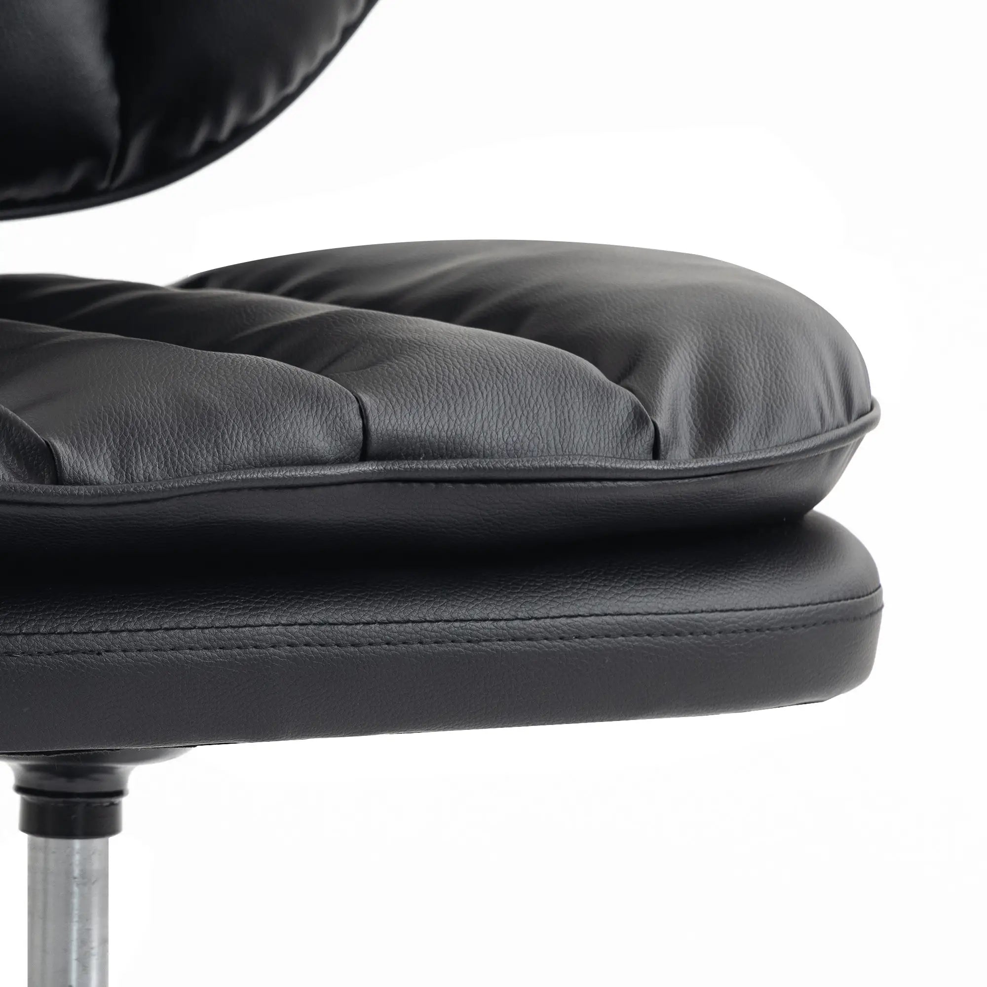 Ergonomic Cross Legged Office Chair, Swivel Meditation Desk Chair, Black Task Chairs at Gallery Canada