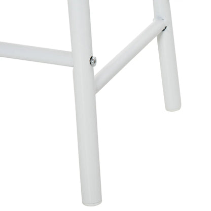 3-Piece Counter Height Bar Table Set, 1 Table 2 Stools, White Oak, White Bar Sets at Gallery Canada