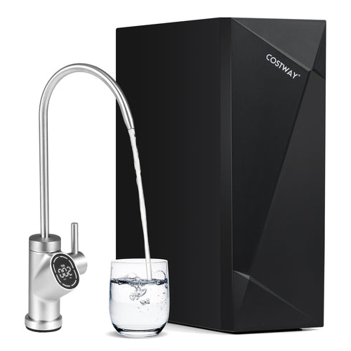600 GPD Alkaline PH+ Reverse Osmosis Water Filter, Black