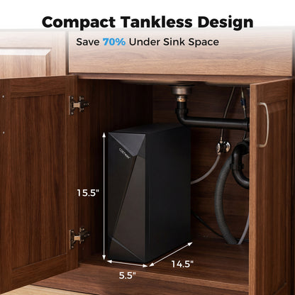 600 GPD Alkaline PH+ Reverse Osmosis Water Filter, Black Small Appliances at Gallery Canada