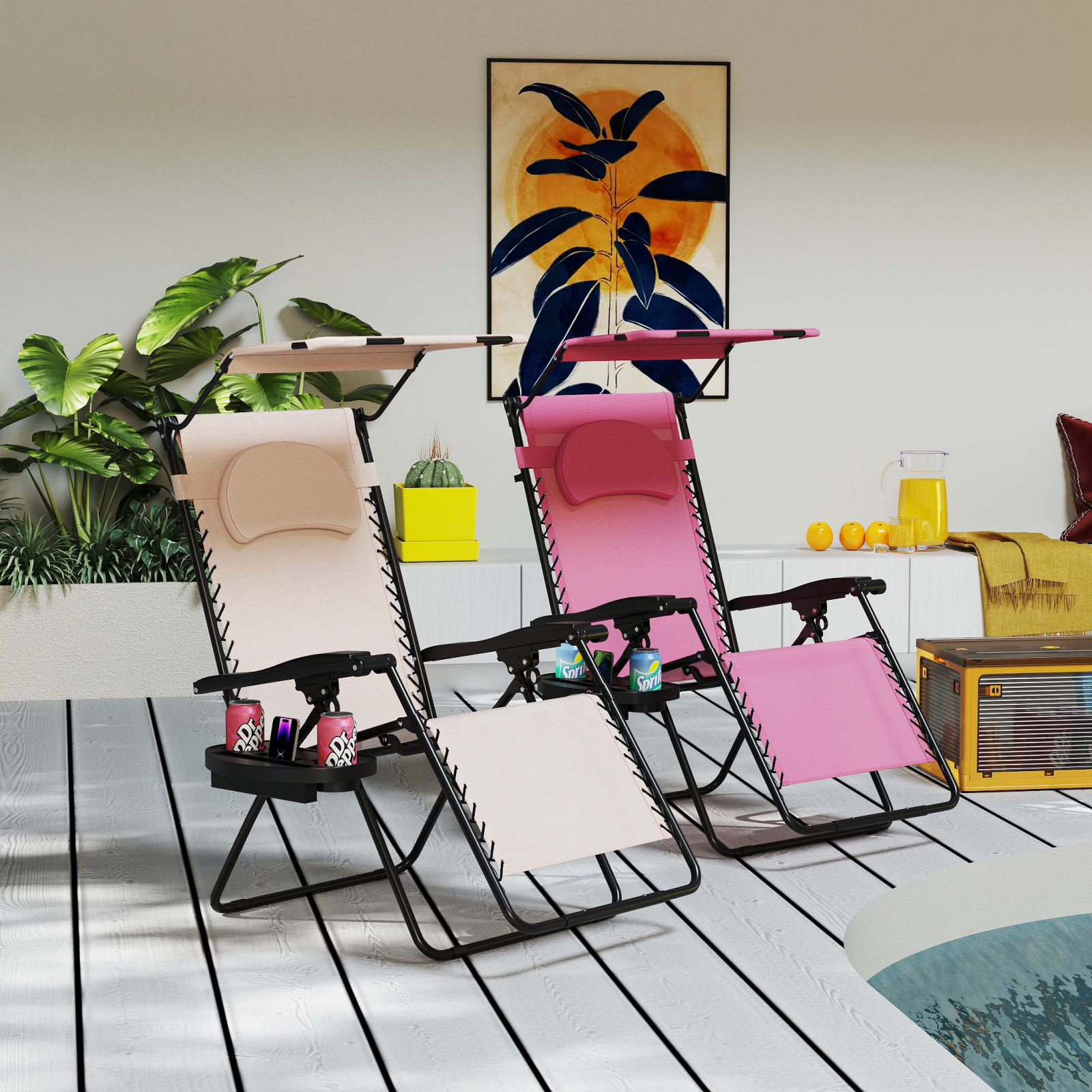 7 Piece Outdoor Patio Set, Complete Relaxation Bundle Outdoor & Patio Furniture at Gallery Canada