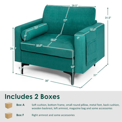 3 In 1 Folding Treadmill, Modern Accent Chair, Fitness Relaxation Set Sofas & Loveseats at Gallery Canada