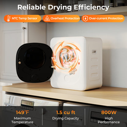 Portable Clothes Dryer, Compact Drying Machine, Stainless Steel Tub Dryers at Gallery Canada