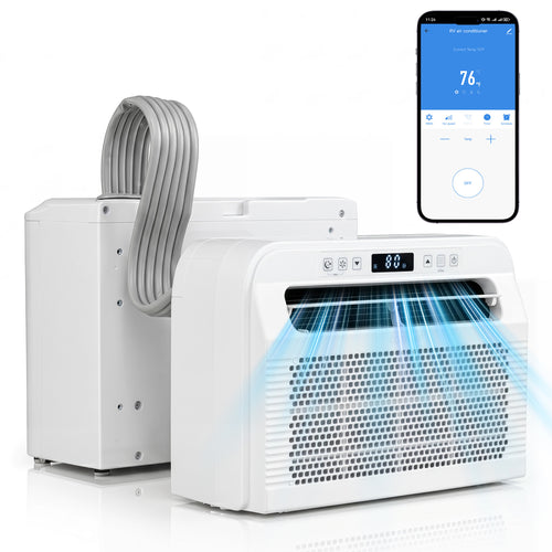 6500 Btu Window Air Conditioner With WiFi, White