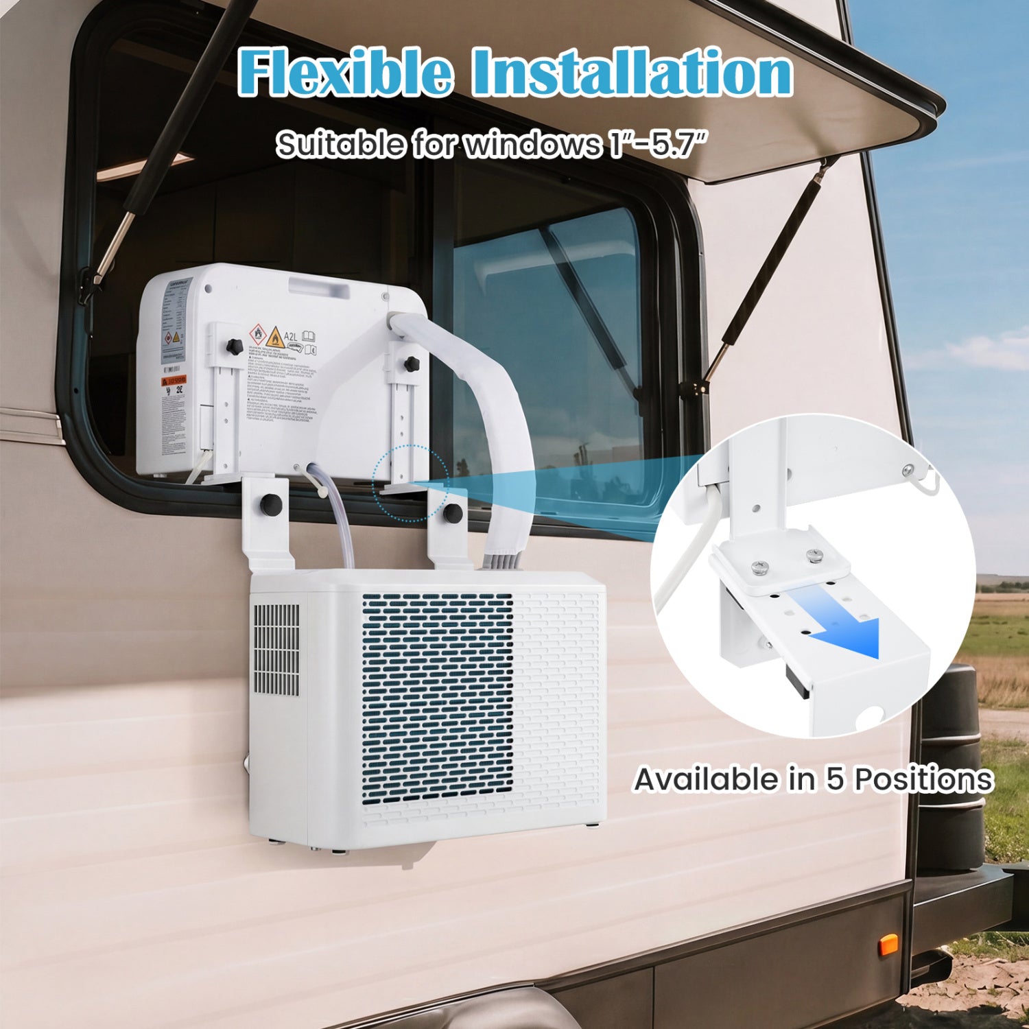 6500 Btu Window Air Conditioner With WiFi, White Mini Split Air Conditioners at Gallery Canada
