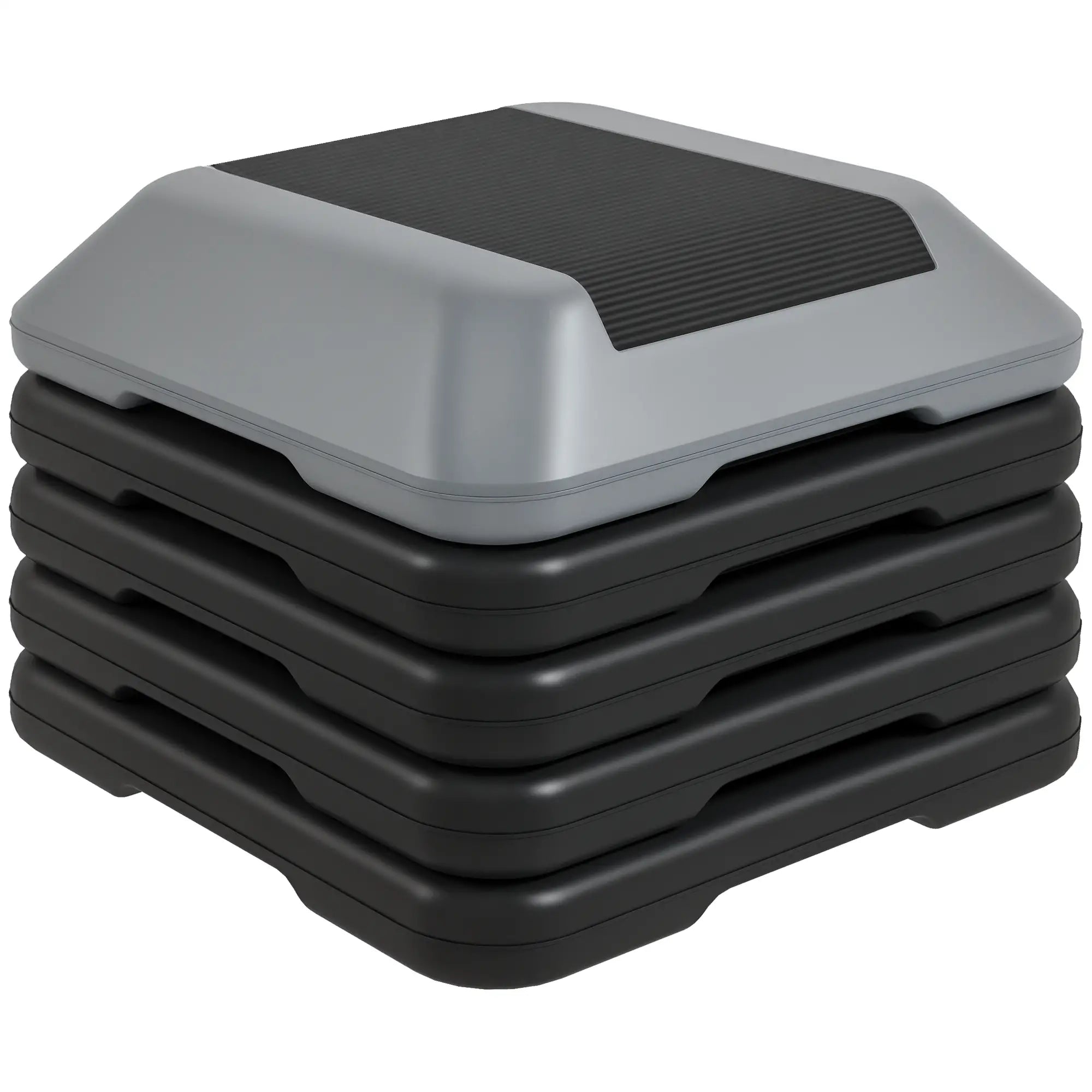5-Level Adjustable Stepper, Aerobic Step Platform, 4