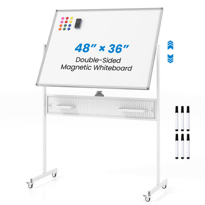 48 Inches x 36 Inches Whiteboard, Criss Cross Chair, Linen Executive Chair, White Home Office at Gallery Canada