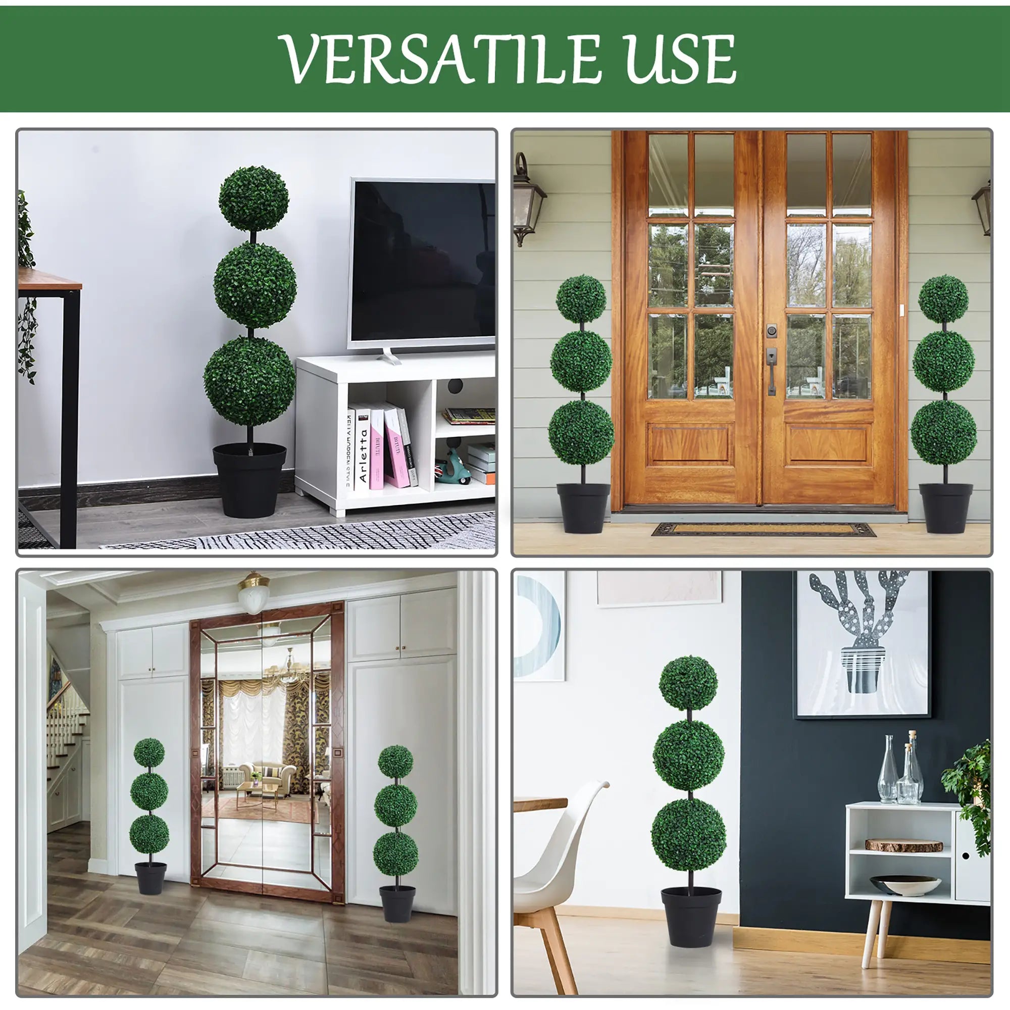 Artificial Ball Boxwood Topiary Trees, 44.1