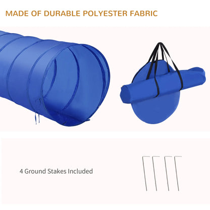 Dog Agility Starter Kit, Outdoor Training Set, Tunnel, 4 Weave Poles, High Jumper Dog Agility Training Equipment at Gallery Canada
