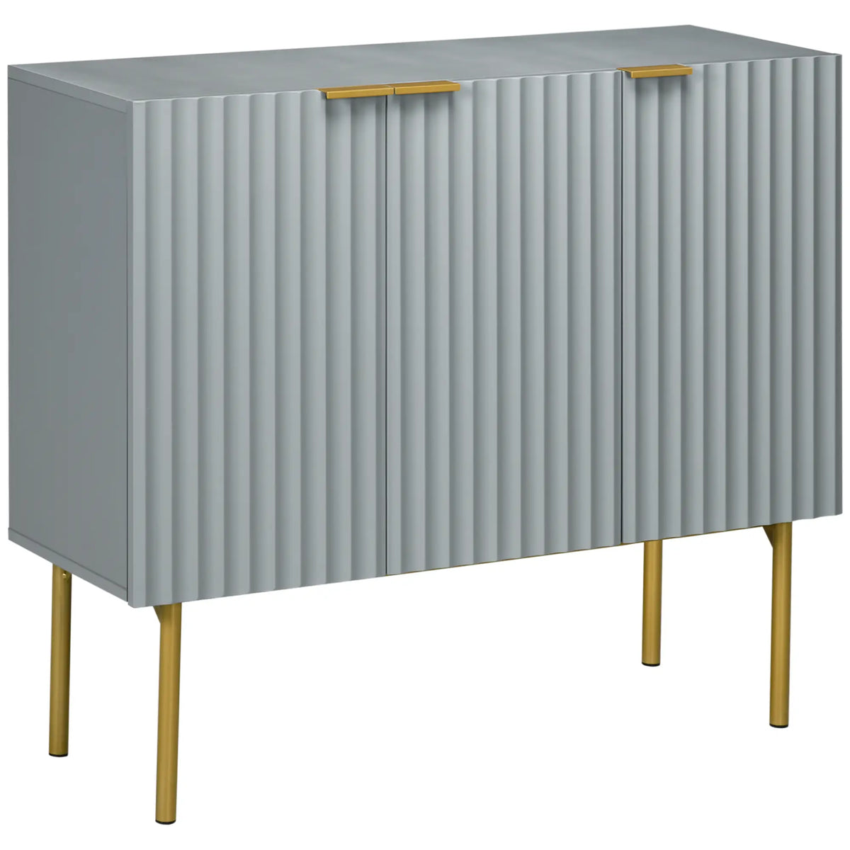 Modern Storage Cabinet, Sideboard Buffet, Gold Legs, Grey Storage Cabinets Grey at Gallery Canada