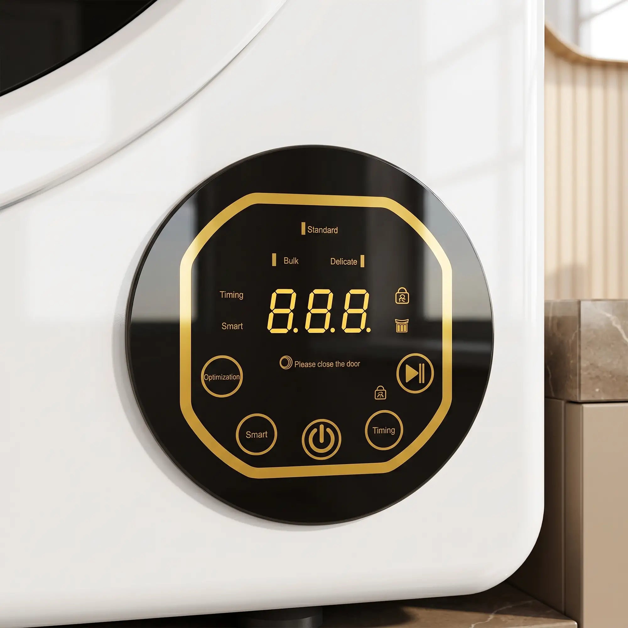 Clothes Dryer with 6 Drying Modes, Laundry Dryer with Stainless Steel Tub 18 lbs, White Dryer Machines at Gallery Canada