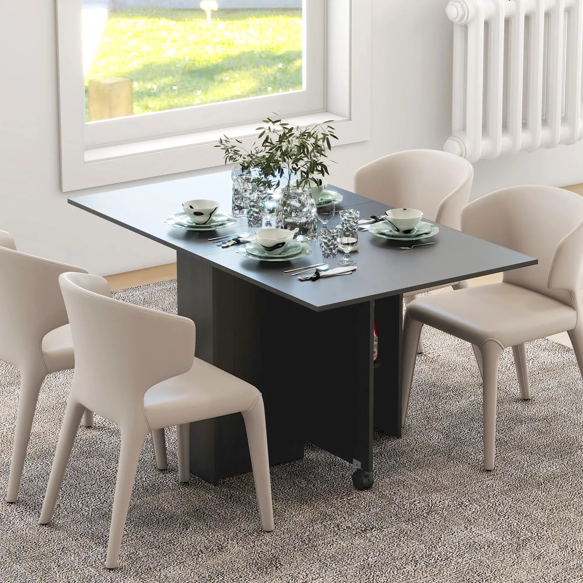 Foldable Dining Table, Storage Shelves, Drop Leaf, Rolling Wheel Bar Tables & Dining Tables at Gallery Canada