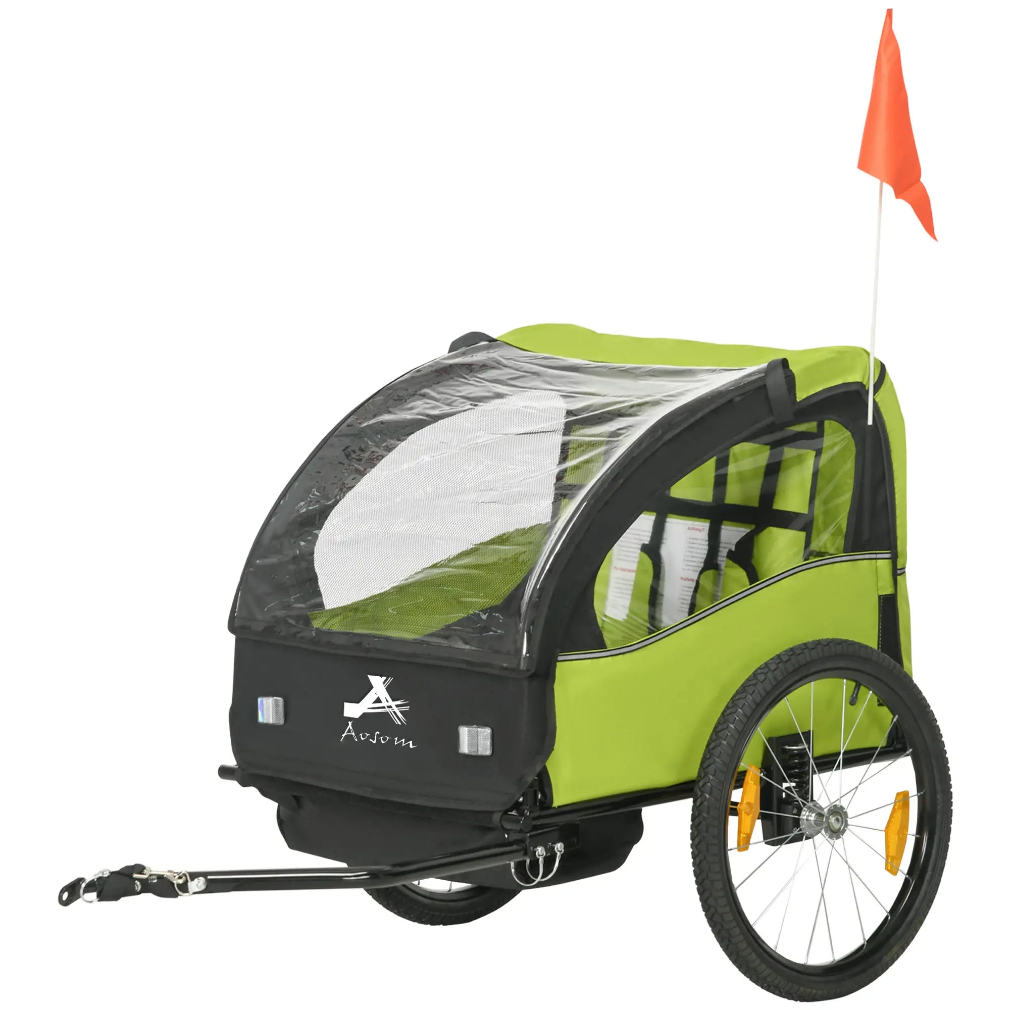 2 Seat Bike Trailer, Kids Stroller, 20