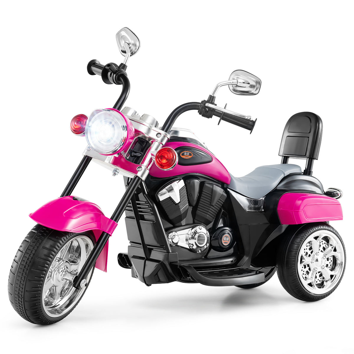 6V Powered Toddler 3-Wheel Motorbike Ride On Toy, Hot Pink Powered Ride On Toys at Gallery Canada