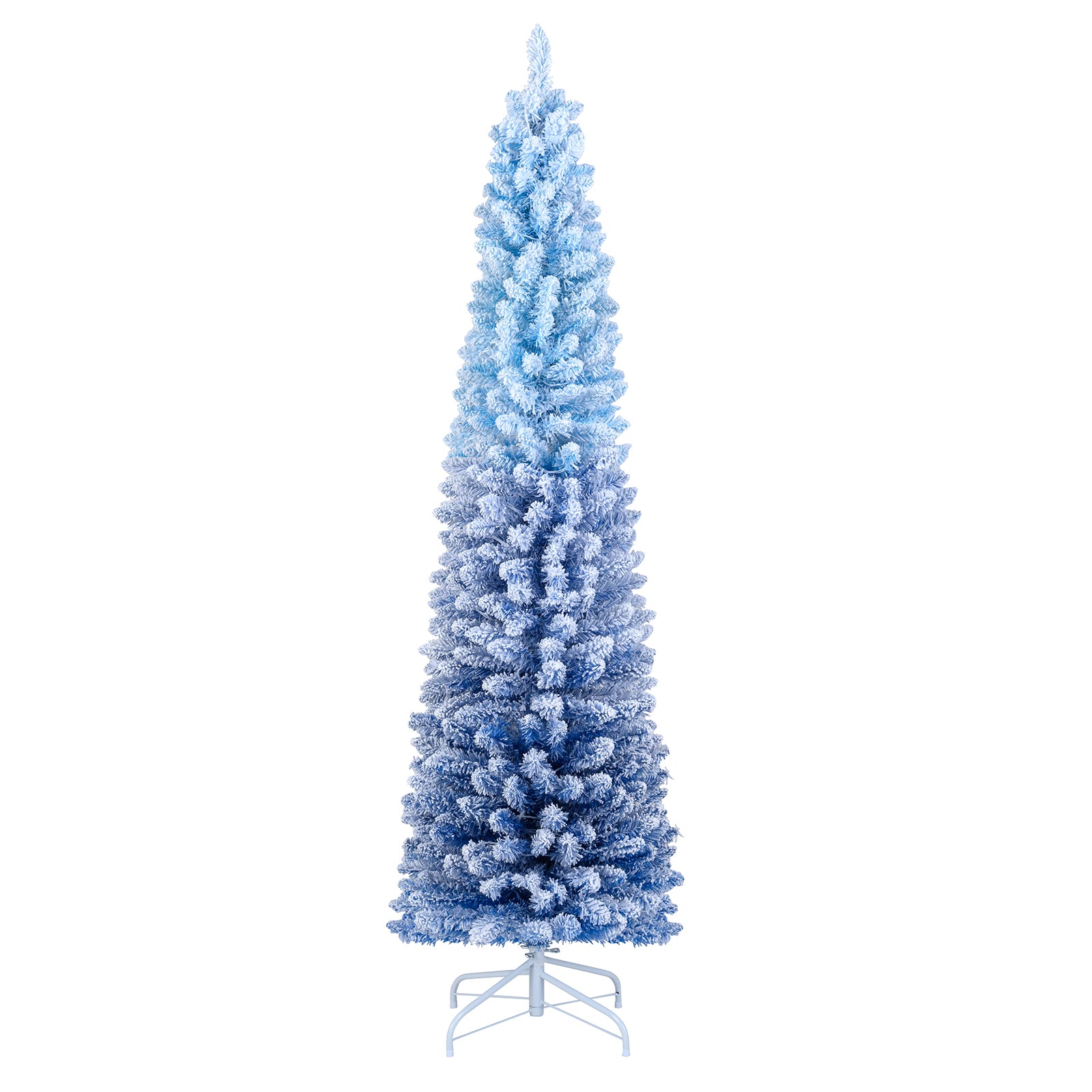 6 Feet Artificial Christmas Tree, 220 Warm White LED Lights, Blue Christmas Tree at Gallery Canada