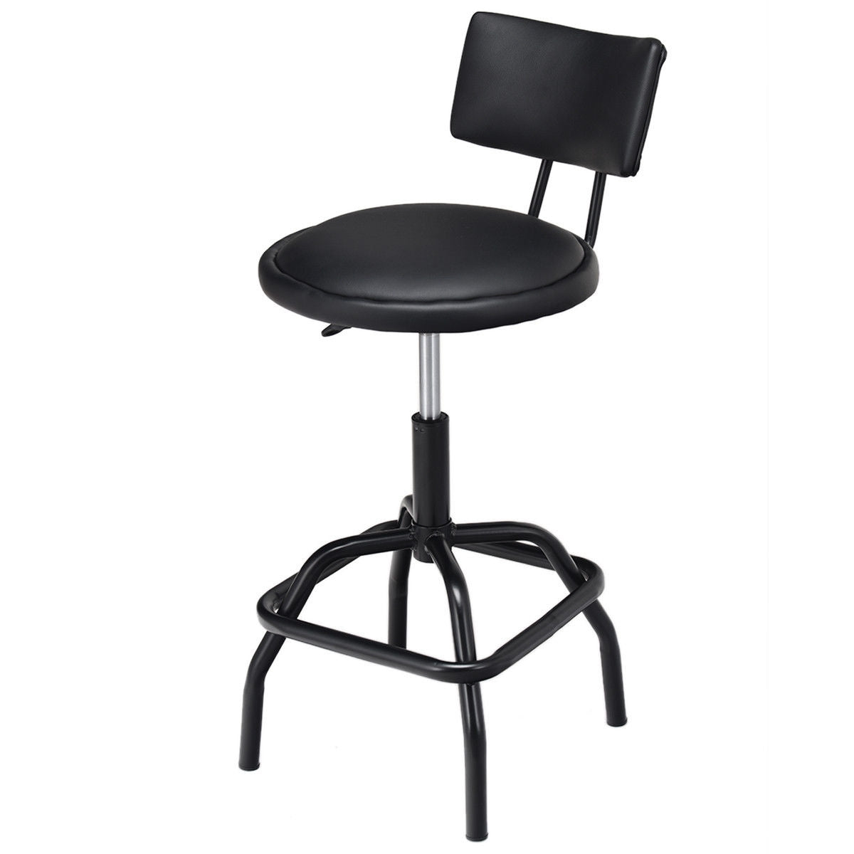 Adjustable Swivel Vintage PU Leather Bar Stool Bar Stools at Gallery Canada