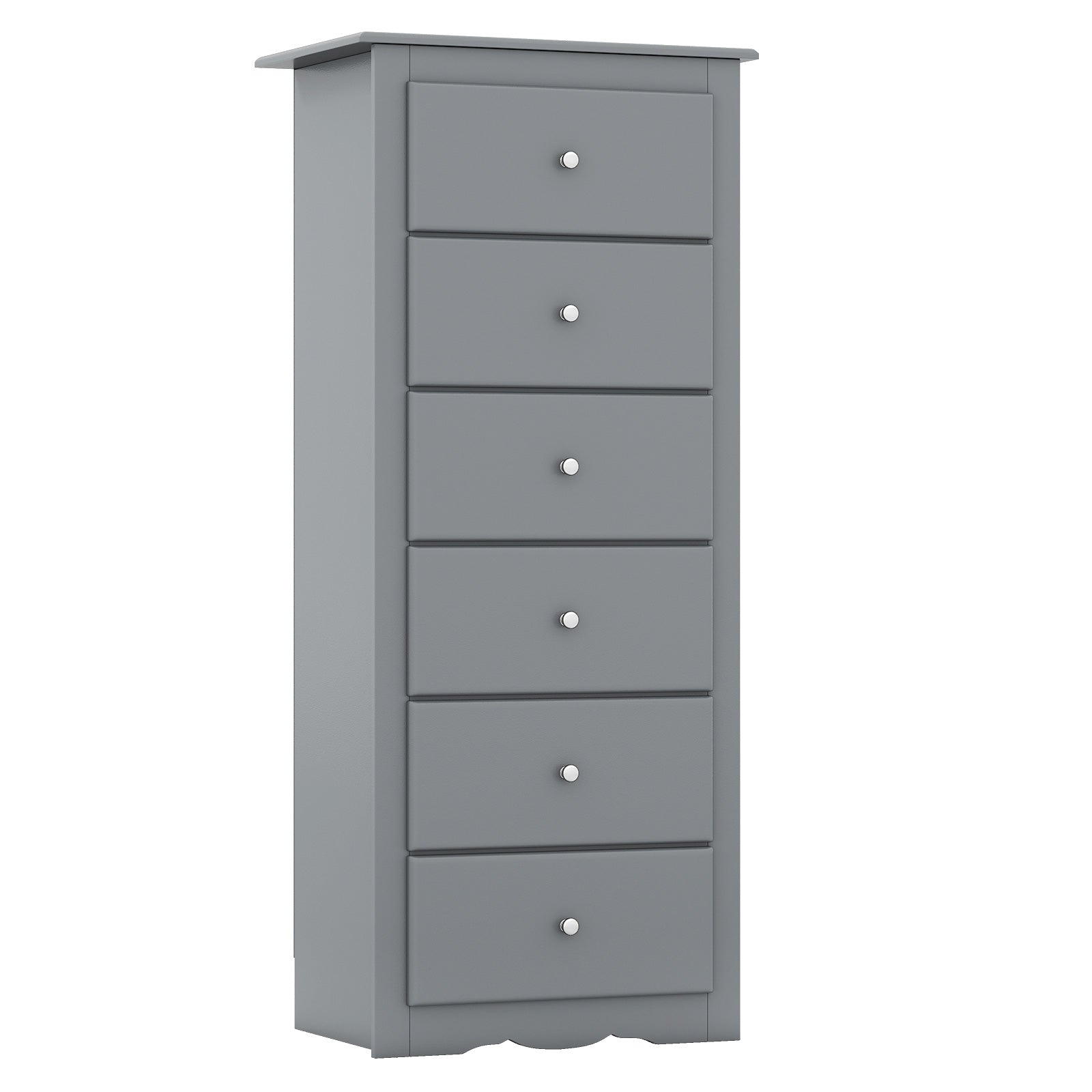 6 Drawers Chest Dresser, Bedroom Furniture Cabinet, Gray Dressers & Chests at Gallery Canada