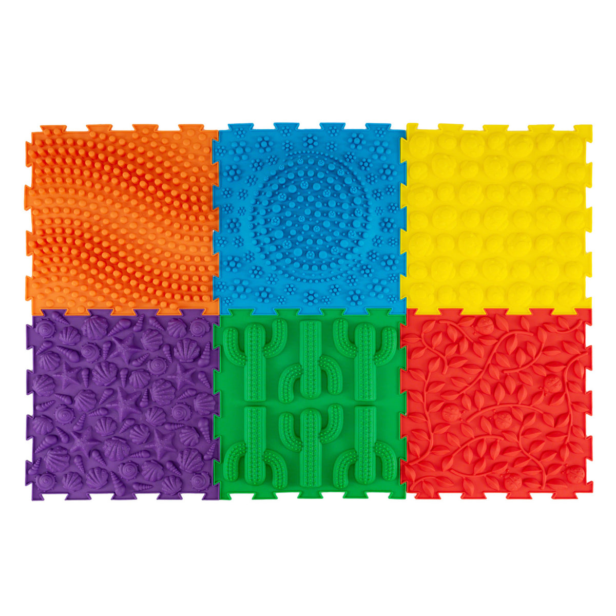 6 PCS Interlocking Sensory Mats with Rich Colors for Kids Adults, Multicolor Baby Gyms & Playmats at Gallery Canada