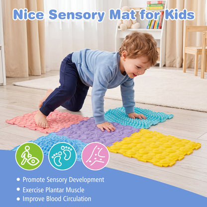 6 PCS Interlocking Sensory Mats with Rich Colors for Kids Adults, Color Baby Gyms & Playmats at Gallery Canada