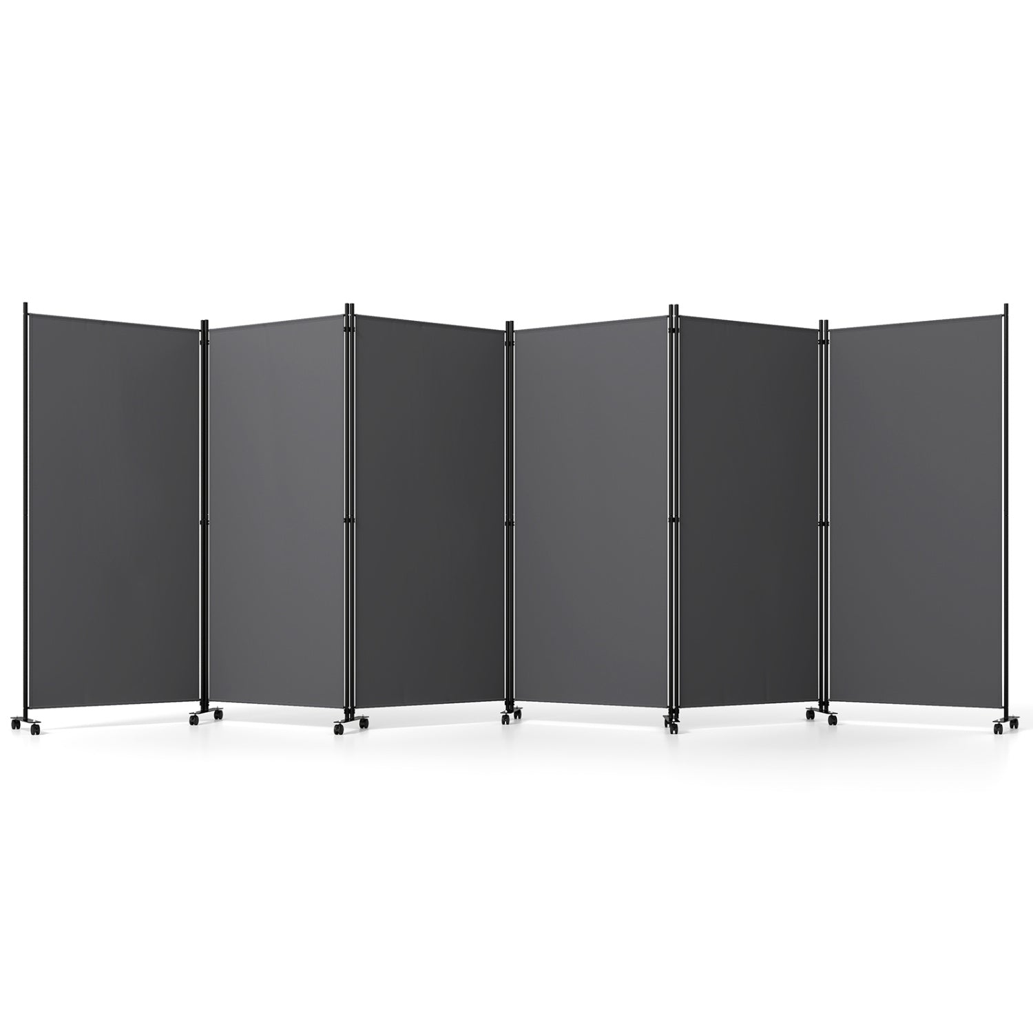 6 Panel Folding Privacy Screen Room Divider Room Dividers at Gallery Canada