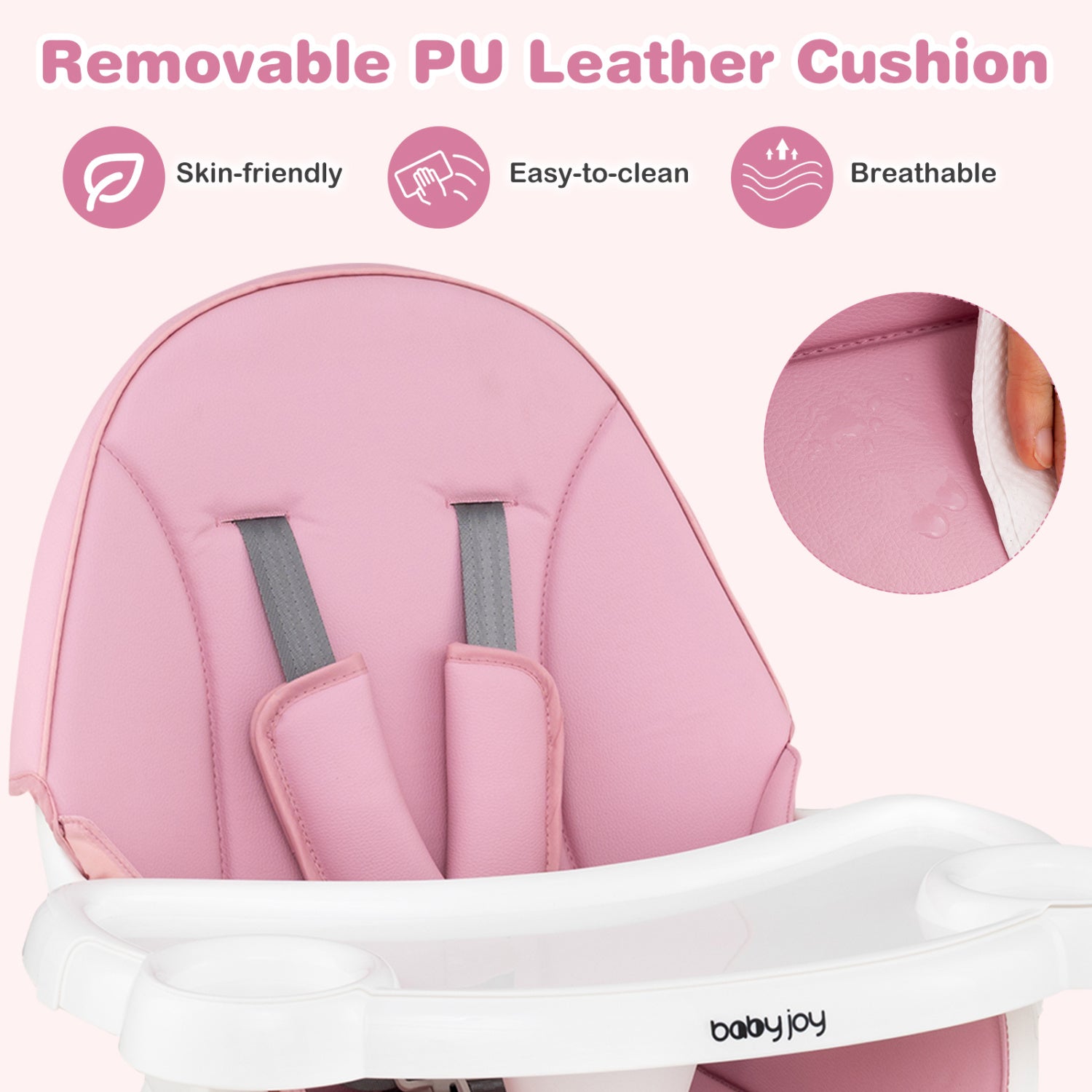6-in-1 High Chair, Ages 6-36 Months, Pink High Chairs at Gallery Canada