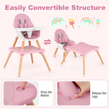 6-in-1 High Chair, Ages 6-36 Months, Pink High Chairs at Gallery Canada