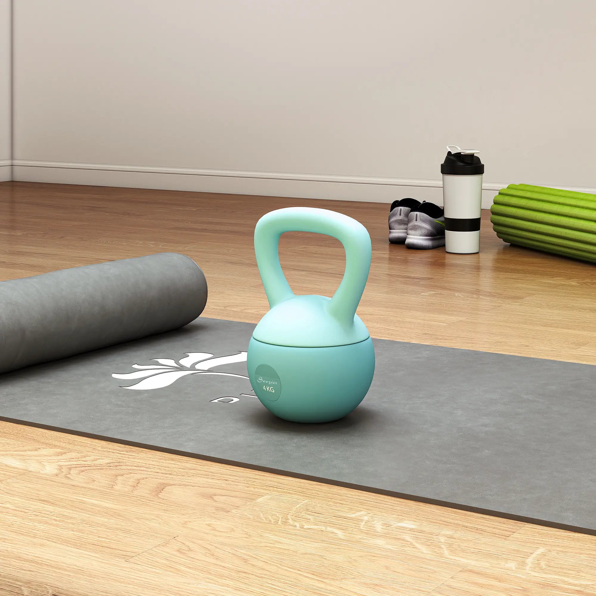 9 lb Soft Kettlebell, Sand Filled Weight w/ Grip Handle, Kettlebell Weight for Full Body Workout, Green Strength Training Equipment at Gallery Canada
