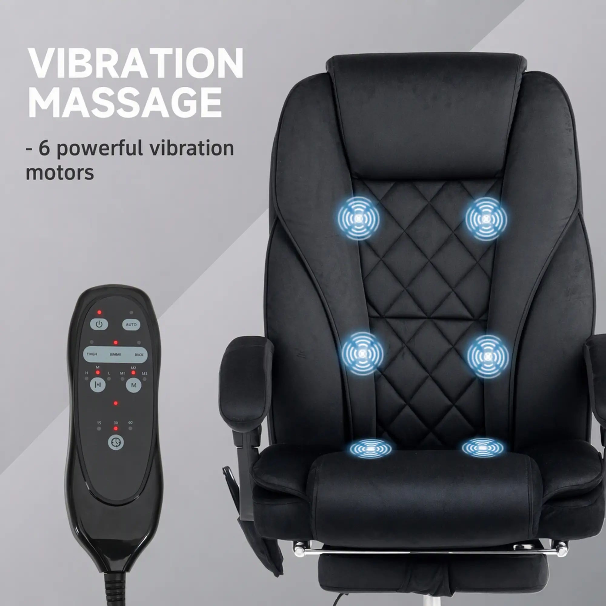 Reclining Massage Office Chair, Black Massage Chairs at Gallery Canada