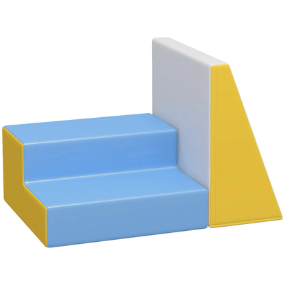 2-Piece Climb Crawl Activity Play Set, Toddler Preschooler, Indoor, Blue Baby Gym & Playmats Blue, Yellow, Grey at Gallery Canada