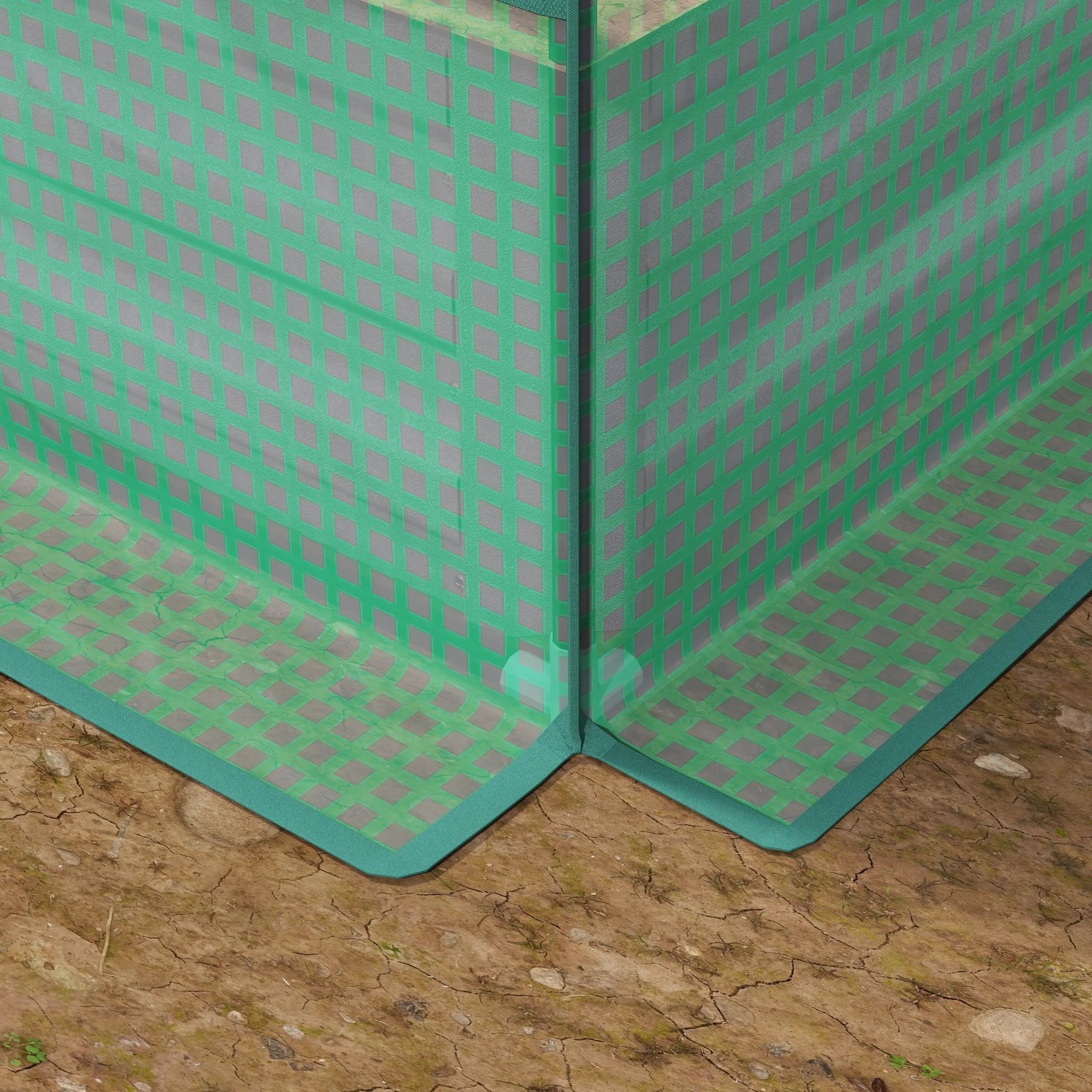6' x 3' Metal Planter Box With Cover, Raised Garden Bed, Green And Dark Grey Galvanized Planter Boxes at Gallery Canada