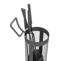 Fireplace Tool Set With Mesh Basket, 5 Piece Kit Fireplaces & Accessories at Gallery Canada