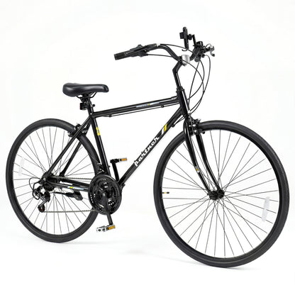 700C Hybrid Bike, 18-Speed Shimano Drivetrain, Phone Holder, Black Kids Bike at Gallery Canada