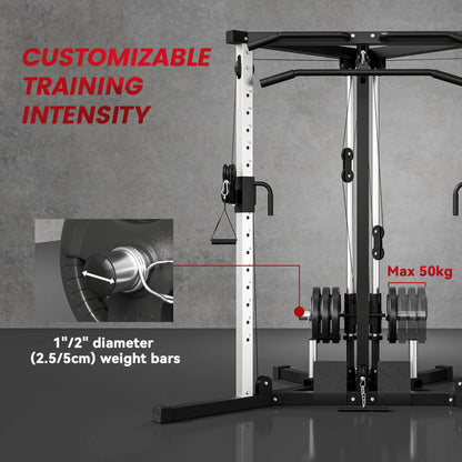 Multifunctional Home Gym, Pull Up Bar, 15-Position Adjustable Power Towers at Gallery Canada