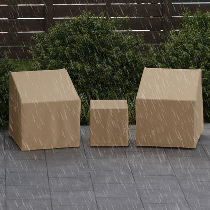 Waterproof Outdoor Patio Furniture Covers, 3-Piece Bistro Set, Beige Outdoor Furniture Accessories at Gallery Canada