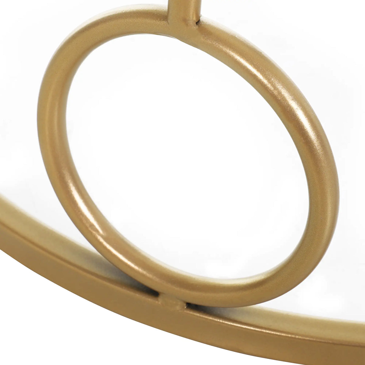 Round Coffee Tables Set of 2, Tempered Glass Top, Steel Frame, Gold Coffee Tables at Gallery Canada