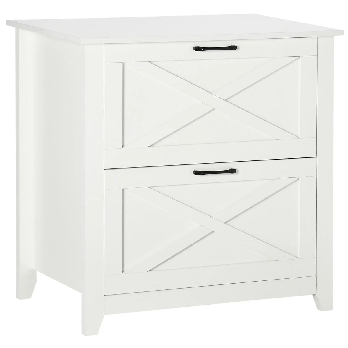 Vertical File Cabinet, Hanging Bars, A4 Size, 29.9"x 19.7"x 30.3", White Office Cabinets & Cupboards at Gallery Canada
