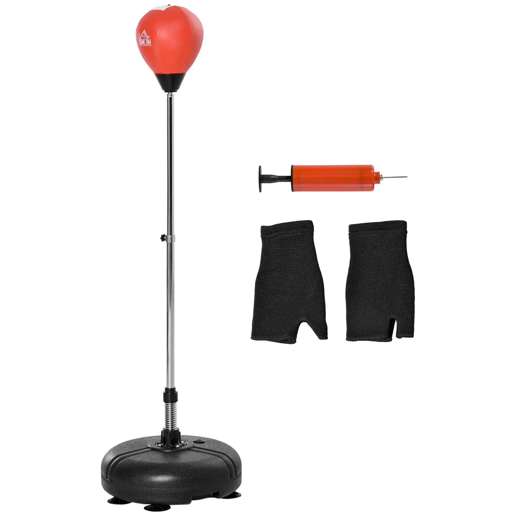 Freestanding Punching Bag Set with Stand, Speedball & Gloves, 52.4