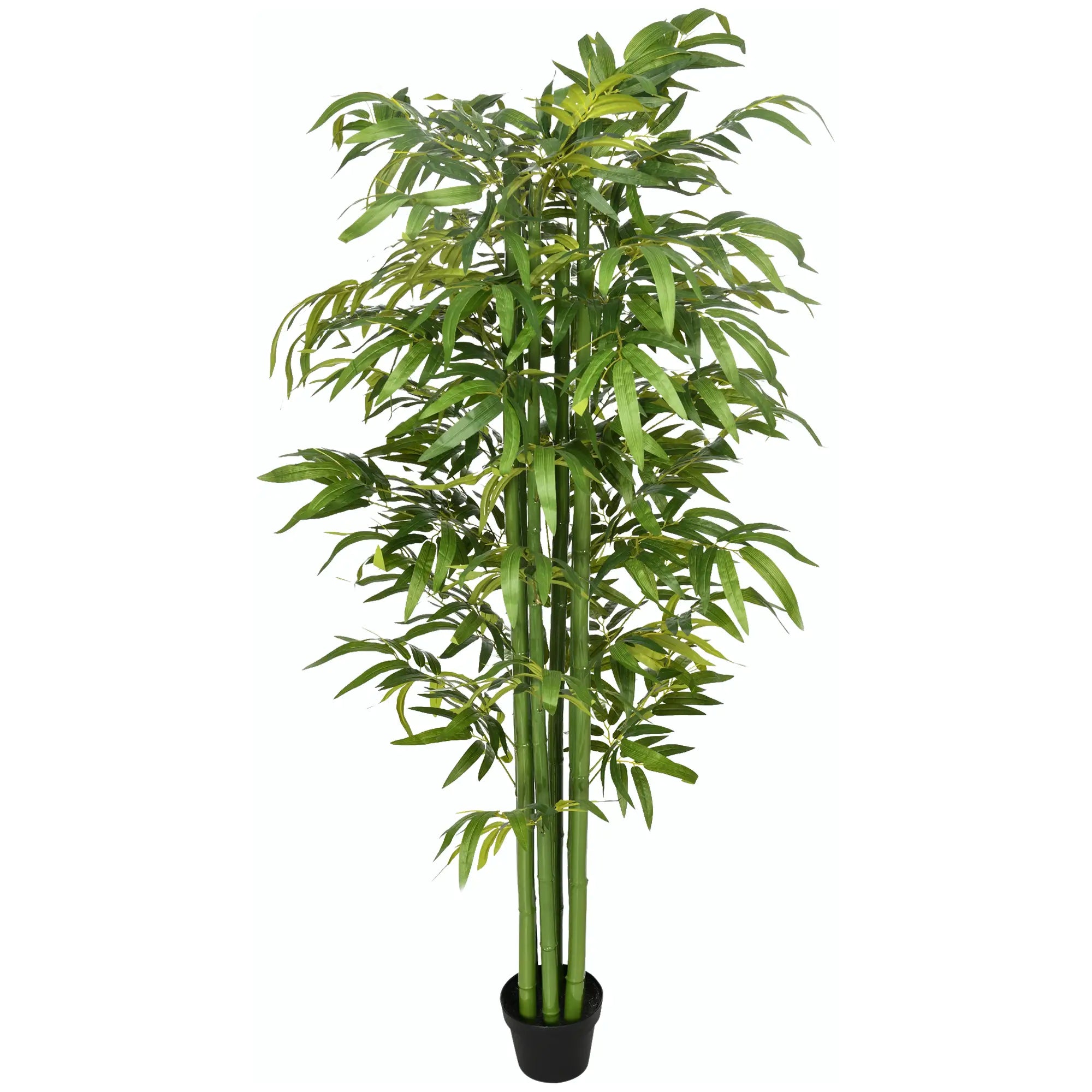 6 FT Artificial Bamboo Tree in Pot, Home Office Decor, Green Artificial Trees at Gallery Canada