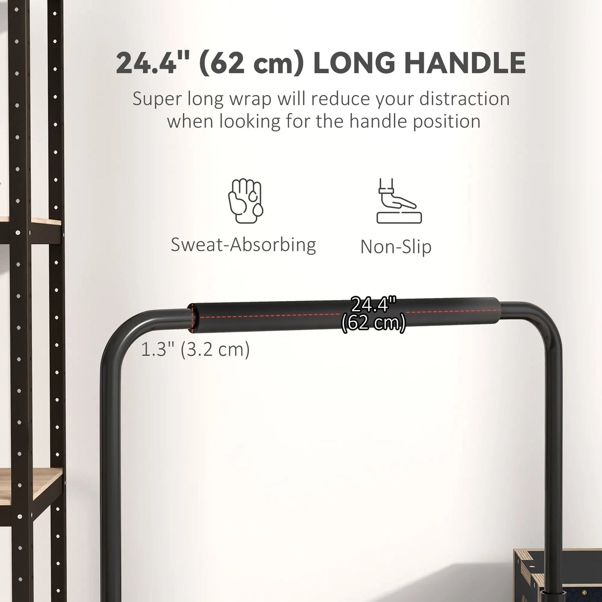 Adjustable Push Up Bars, Dip Station with 4 Height Levels More-Strength Training Equipment at Gallery Canada