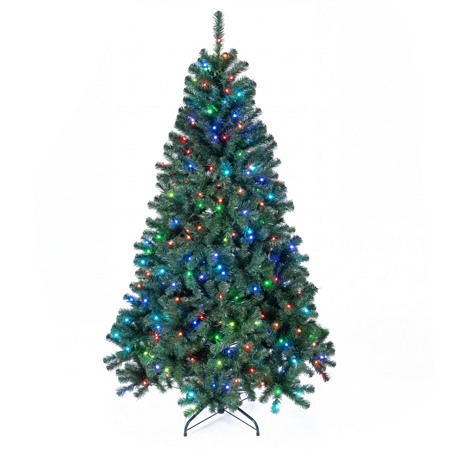 6Ft Smart Pencil Christmas Tree with Remote App & Lights, RGB Christmas Tree Green at Gallery Canada