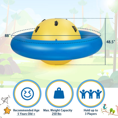 7.5 Foot Inflatable Dome Rocker Bouncer, 6 Handles, Blue Toy Sports at Gallery Canada