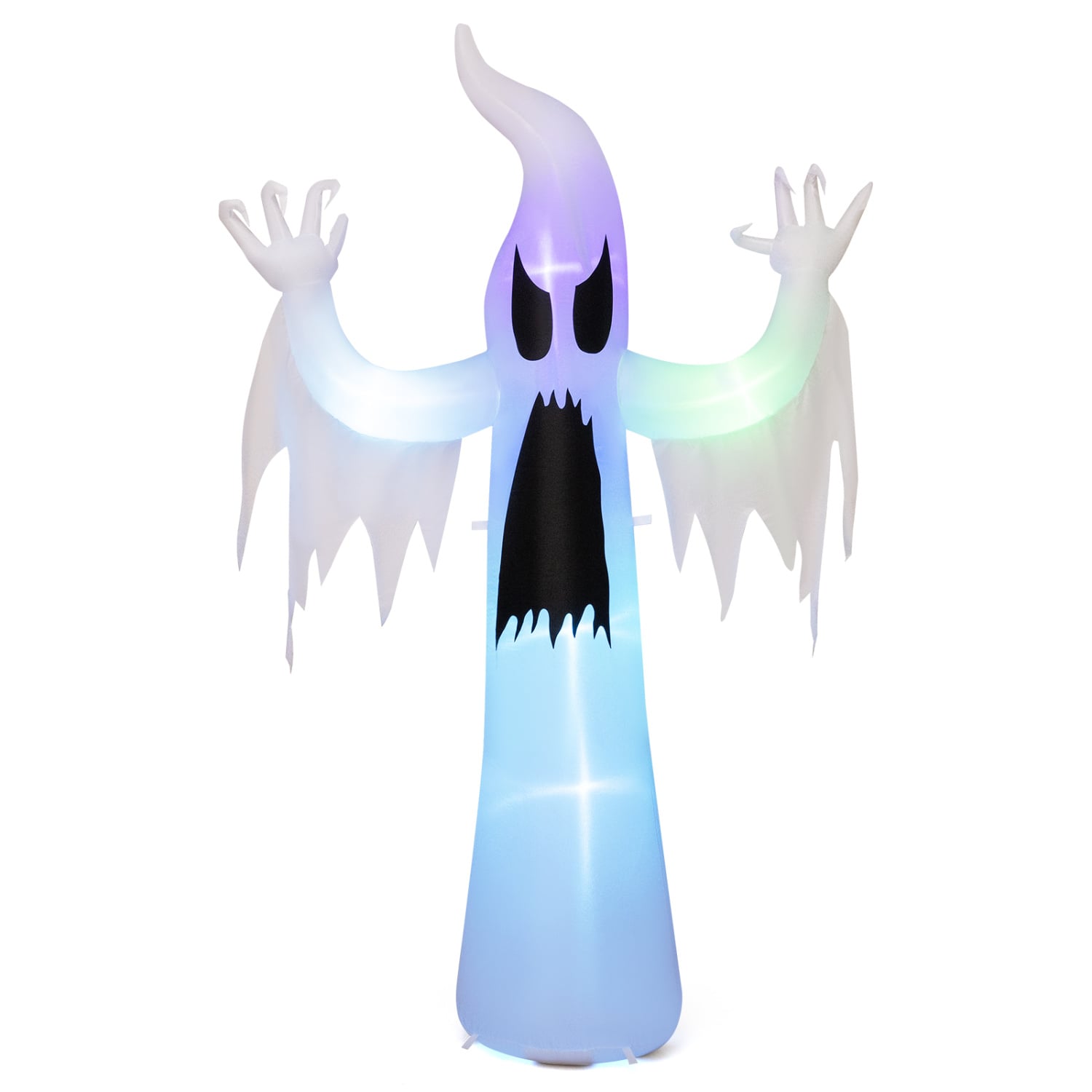 7.7 FT Halloween Inflatables Ghost, RGB LED Lights, Decoration Halloween Options at Gallery Canada