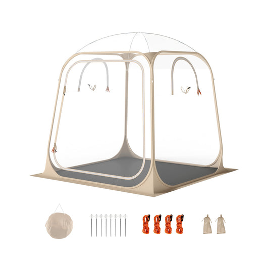 7 x 7 FT Pop Up Sports Tent Clear Bubble Tent All-Weather Waterproof Pod with Sealed Floor Tents Options at Gallery Canada