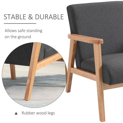 Mid-Century Modern Accent Chair, Grey Accent Chairs at Gallery Canada