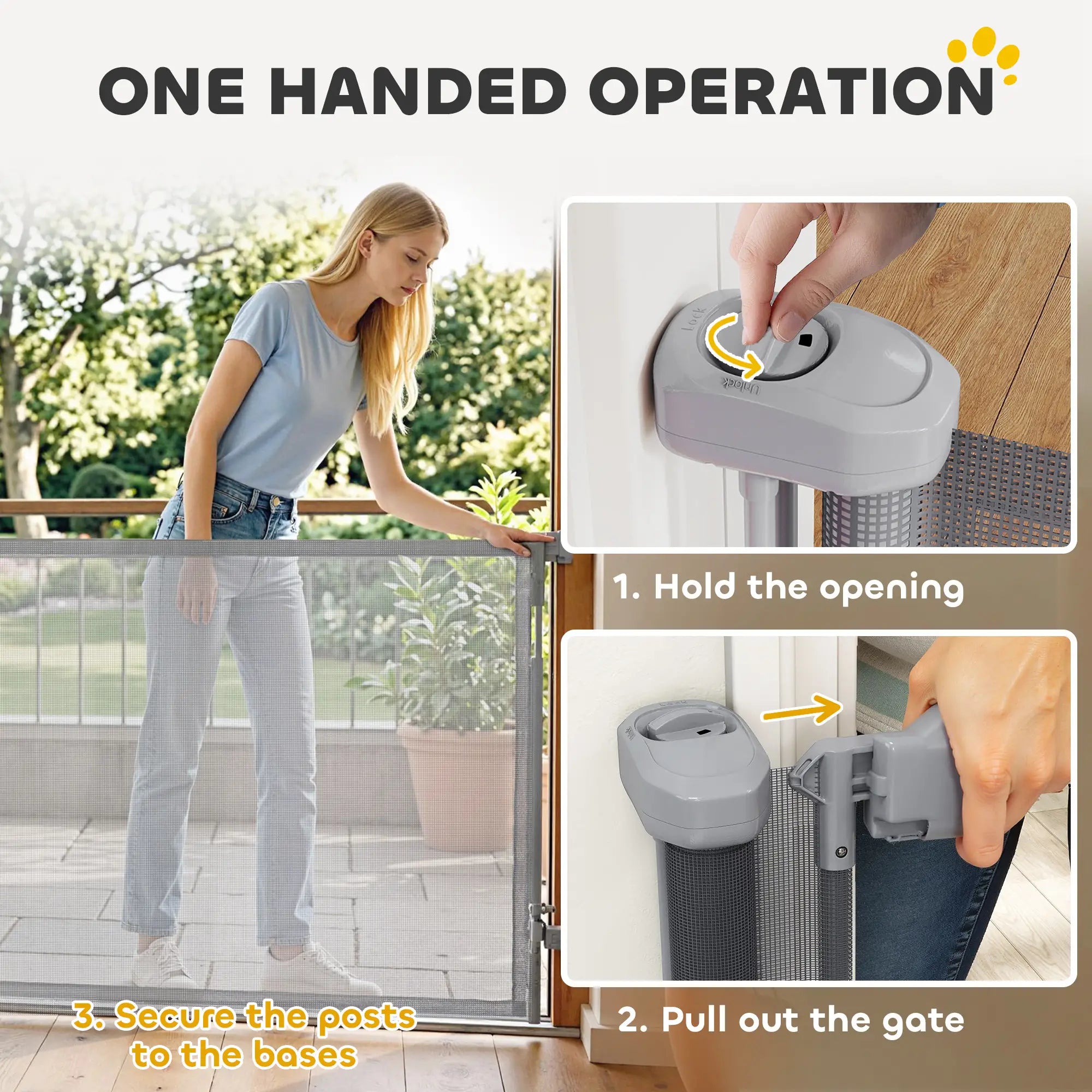 Retractable Dog Gate, 41