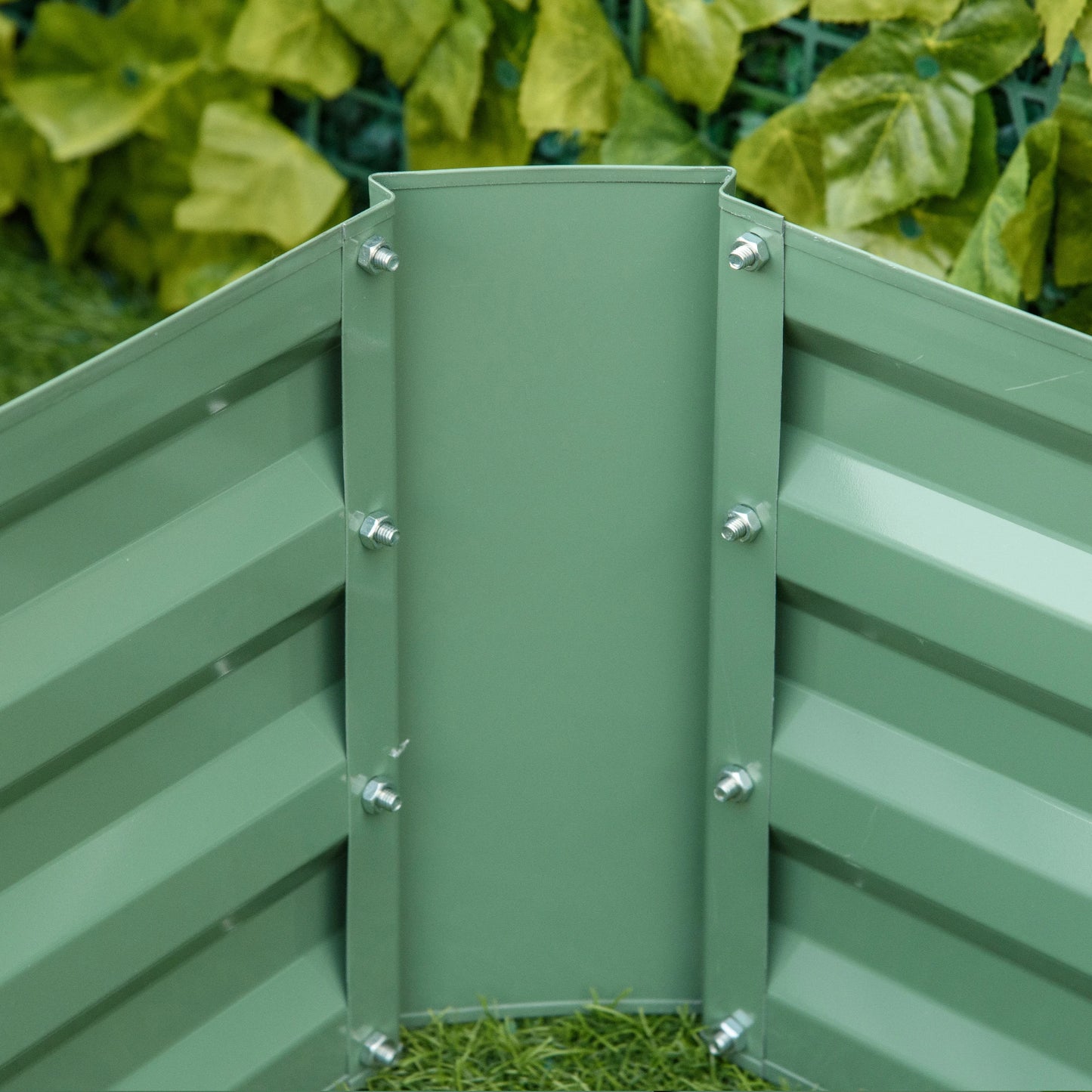 39" x 39" x 12" Raised Garden Bed Set, Elevated Planter Box, Galvanized Steel Frame Galvanized Planter Boxes at Gallery Canada