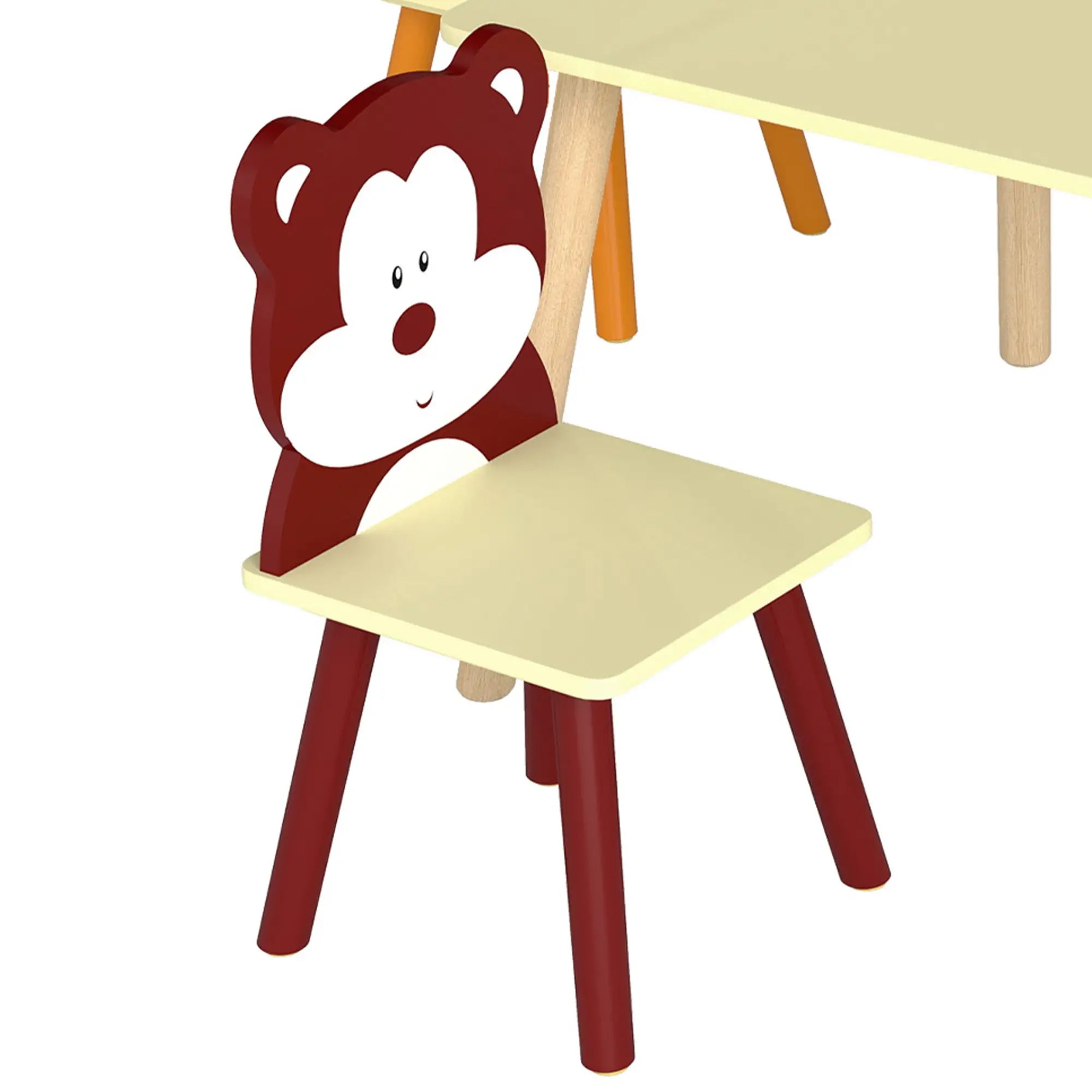 Kids Table And 4 Chairs Set For Art Craft Snack Time, Yellow Kids Table Sets at Gallery Canada
