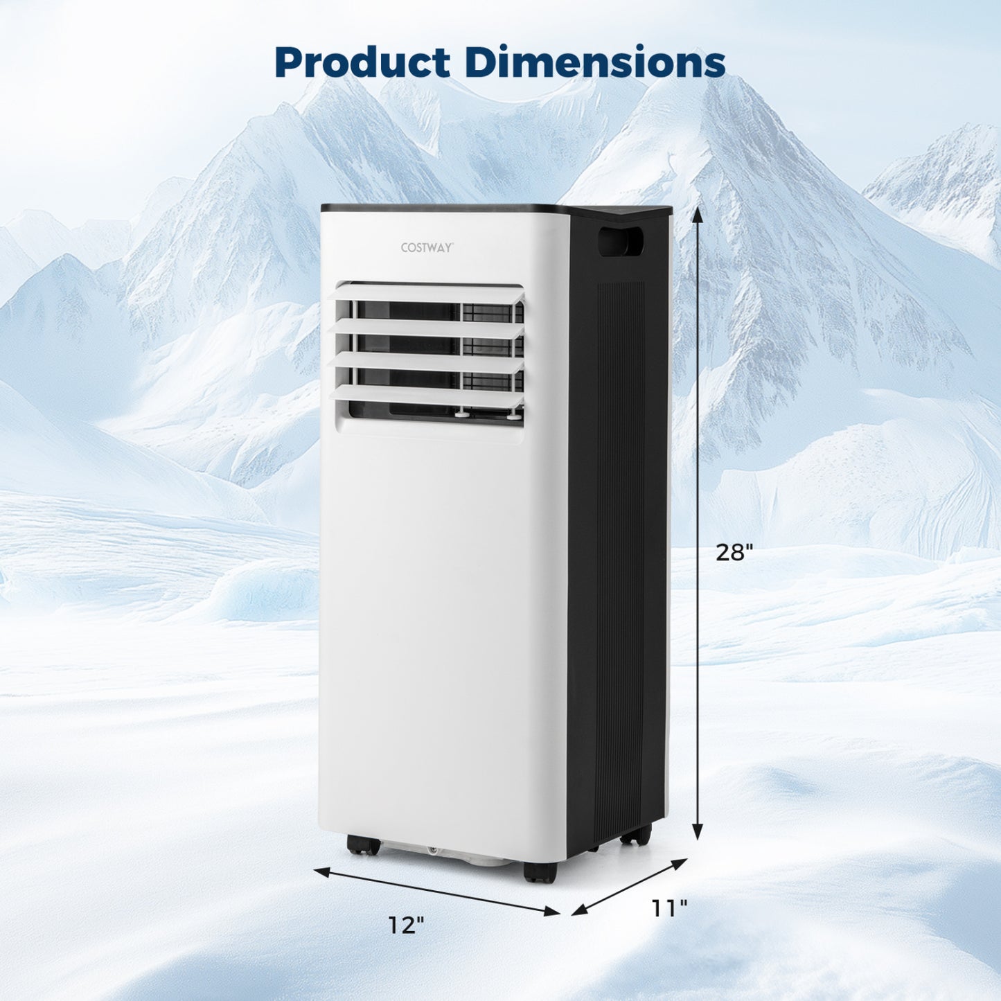 8000 BTU Portable AC With Fan, Dehumidifier, LED Display Portable Air Conditioners at Gallery Canada
