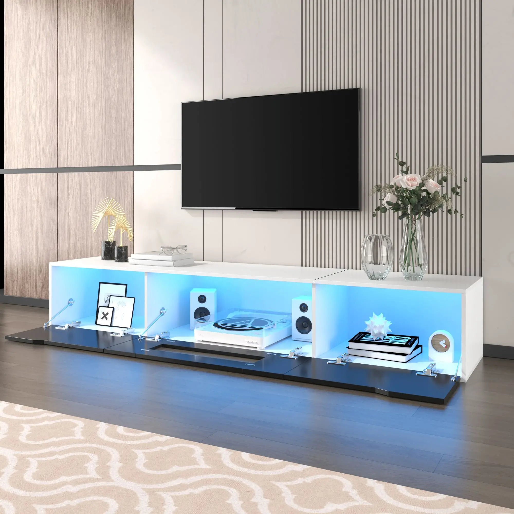 TV Stand With LED Lighting, 71